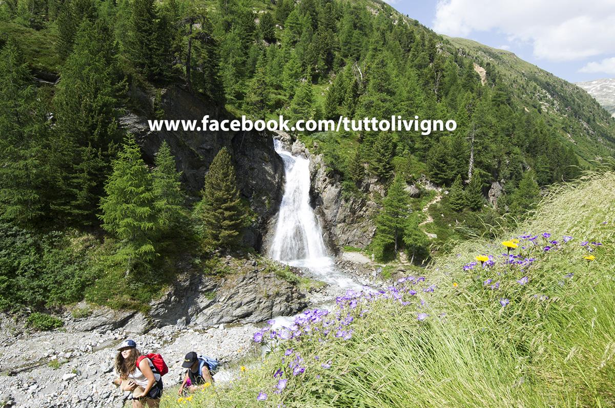 La pare vista dopo aver attraversato il ponticello