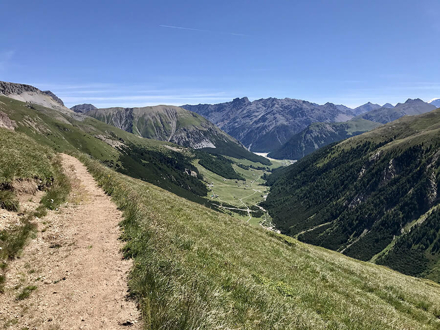 un tratto del sentiero al ritorno verso Federia, e che a volte non è ben segnato o marcato