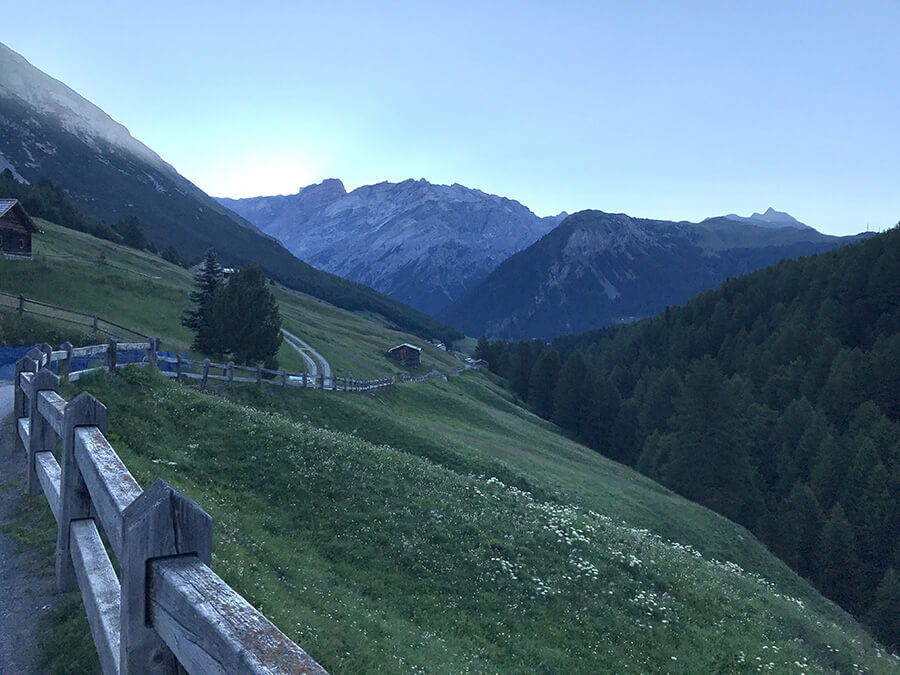 da poco prima della chiesetta