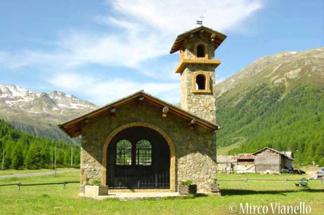 Cappella di San Cristoforo - Livigno in estate
