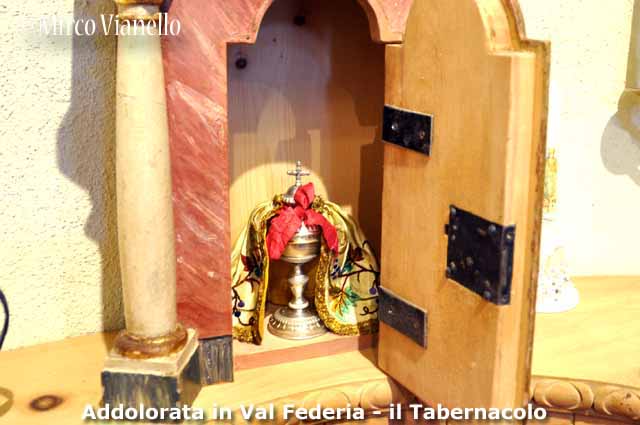 Chiesa dell'Addolorata in Val Federia - Livigno - la chiesina originale prima dell'abbattimento