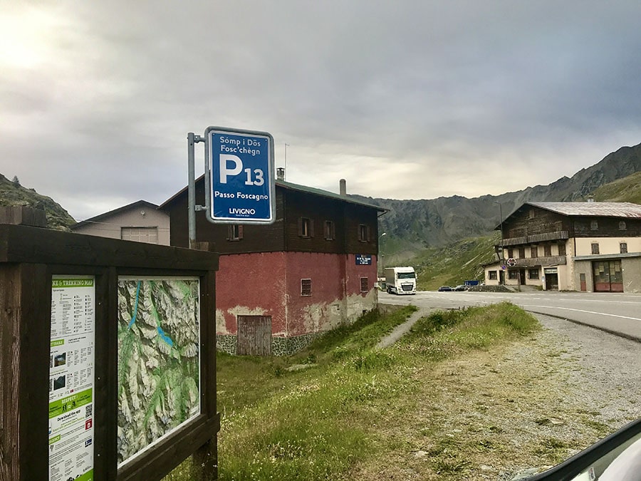 Partenza sentiero per il Lago Nero