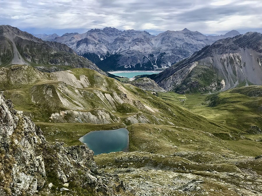 Il Lago Nero visto dalla cima del Monte Rocca