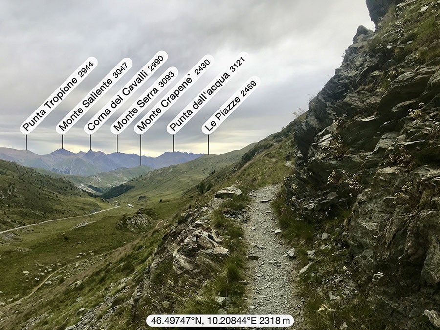 Primo tratto di sentiero