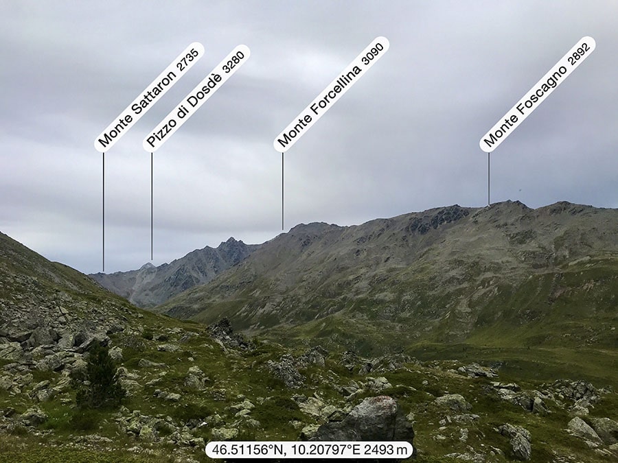 Voltandosi verso la prima parte del sentiero