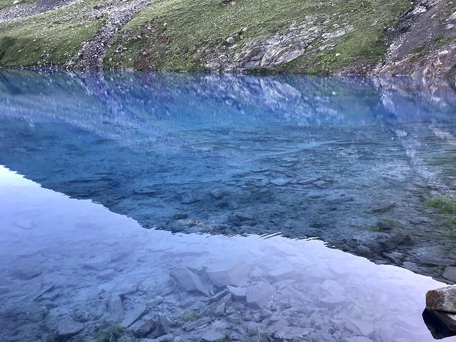laghetto del Vago - trasparenza e colori