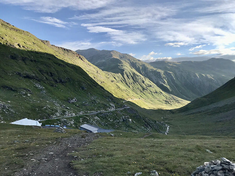 La valle della Forcola vista dal sentiero