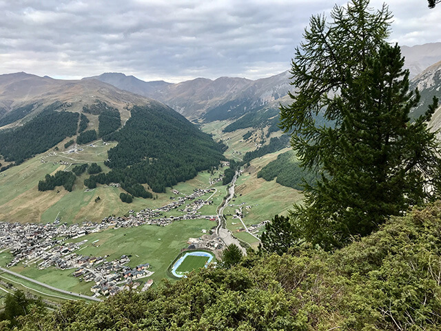 Panorama verso Val Federia 