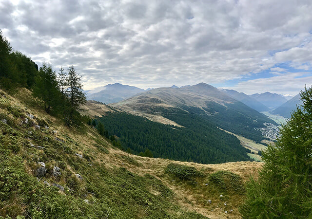 Veduta verso  Teola e il Monte della Neve 