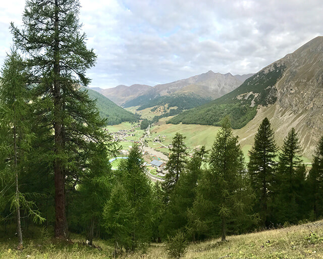 Panorama verso Val Federia 