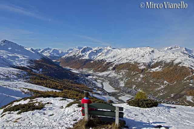 Livigno panorama autunnale