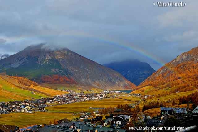 Livigno arcobaleno autunnale