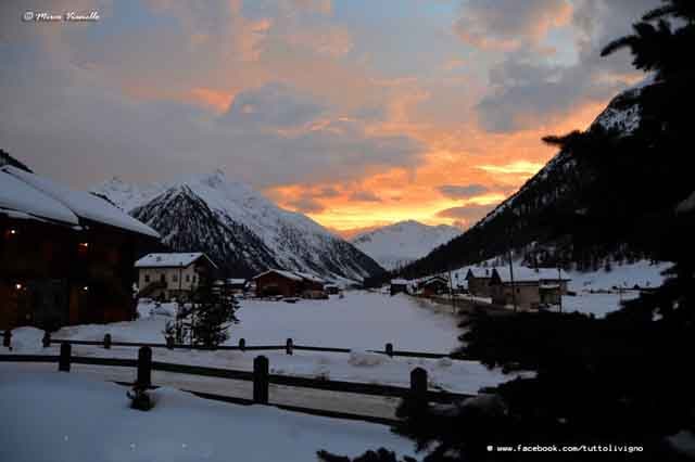 Livigno - cielo particolare alla Forcola