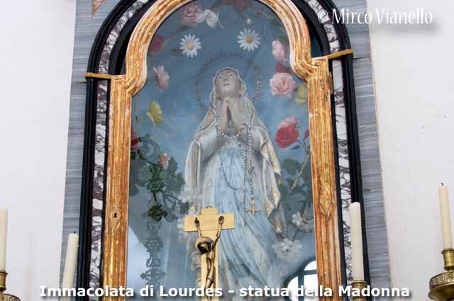 Chiesa dell'Immacolata di Lourdes - Livigno - Statua della Madonna 