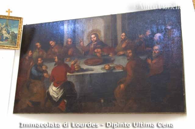 Chiesa dell'Immacolata di Lourdes - Livigno - dipinto dell'Ultima Cena 