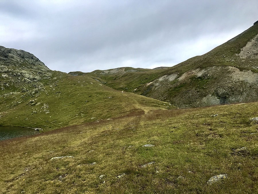 Primo tratto di sentiero fino alla bocchetta 