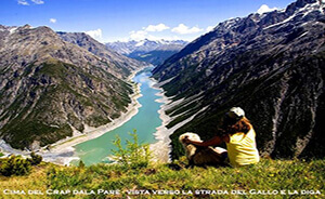 Il Lago dalla cima della parè