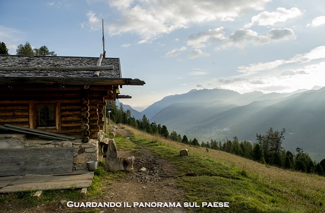 la vista verso Livigno