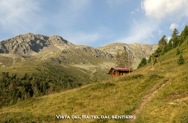 Vista dal sentiero di arrivo