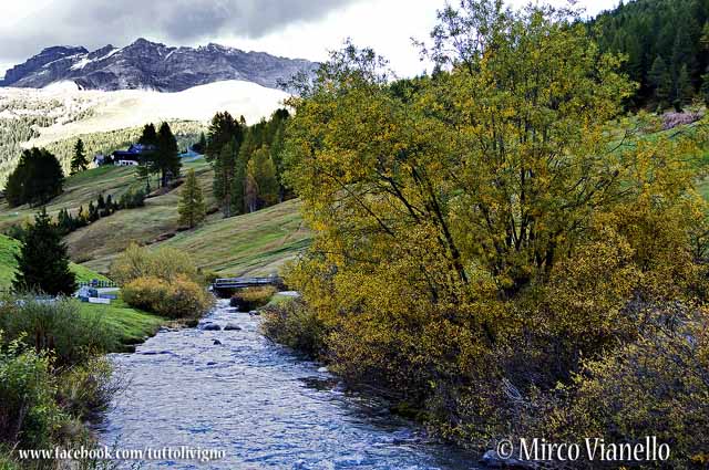 Livigno - Territorio - il fium Spoel, l'unico fiume italiano che si dirige berso nord - Spoel - INN - Danubio - Mar nero Livigno - Territorio - Fiume Spoel