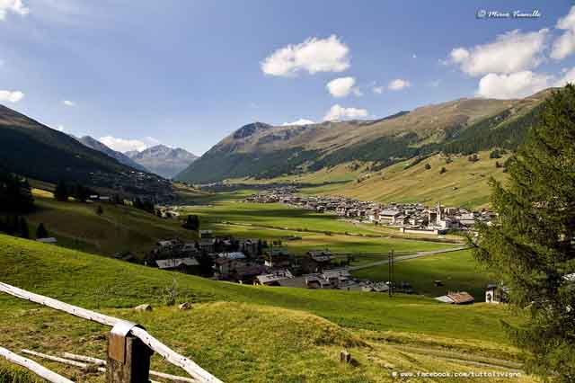 Valle di Livigno da nord-est