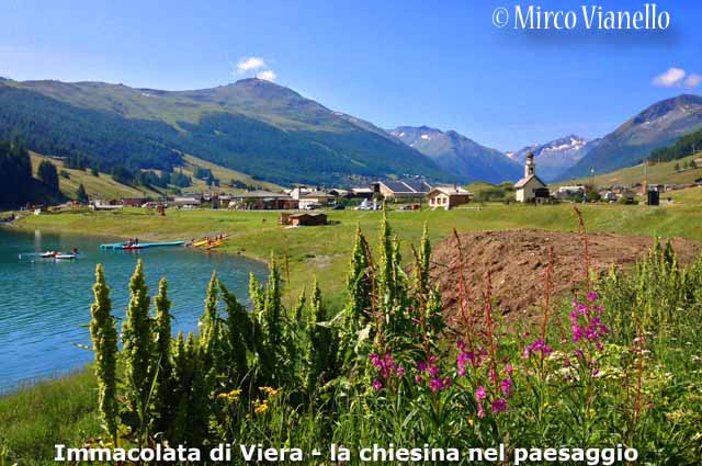 Chiesa dell'Immacolata di Viera - Livigno - la chiesa nella sua nuova locazione